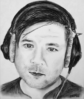 Nathan Charcoal on Paper by Candice Parker